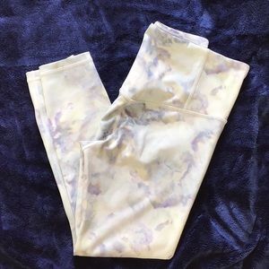 Athleta Elation Snow Dye 7/8 Tight Sz S